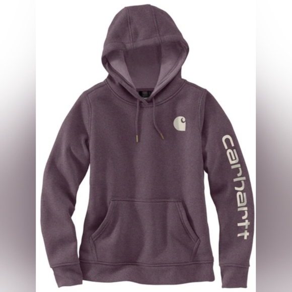 Carhartt Tops - Carhartt Clarksburg Graphic Sleeve Hoodie Sweatshirt Size S Like NewMSRP $59.99